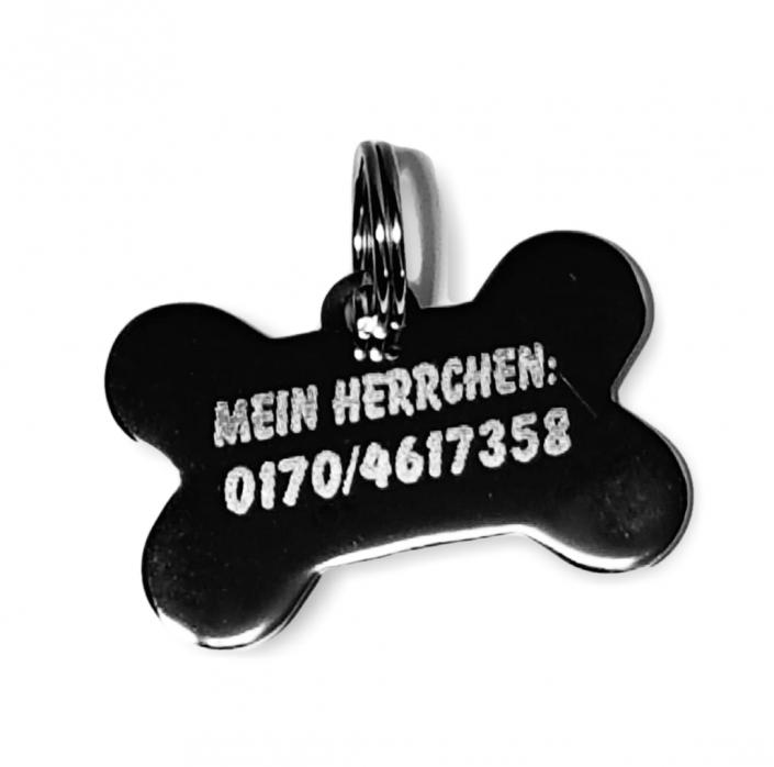 2 Stück Haustier ID Anhänger Rosegold - Blanko Hundemarken Zur Gravur