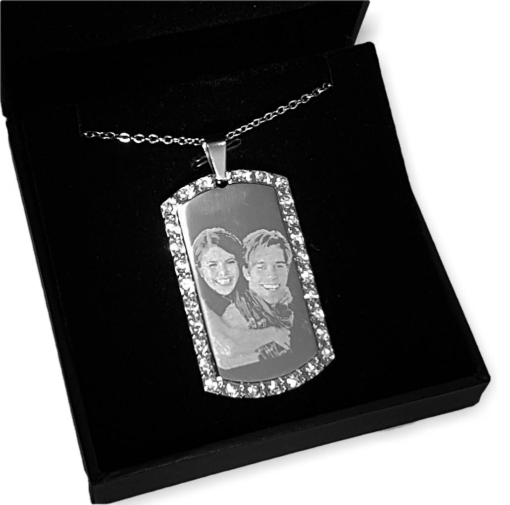 Dog Tag Kette Mit Foto Und Gravur