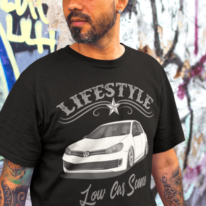 car tuning lifestyle t-shirt low