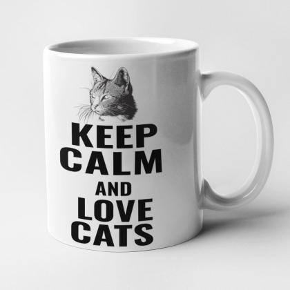 keep calm cat katze geschenk tier katzenbesitzer